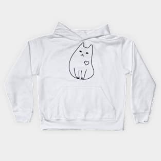 Loving cat Kids Hoodie